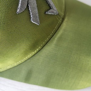 Imitation metal Nylon mesh for Baseball cap