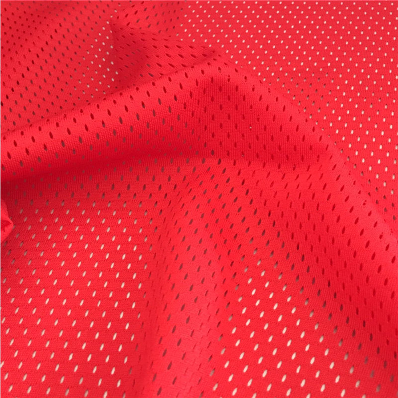Polyester high visibility fluorescent mesh fabric for reflective safety vest
