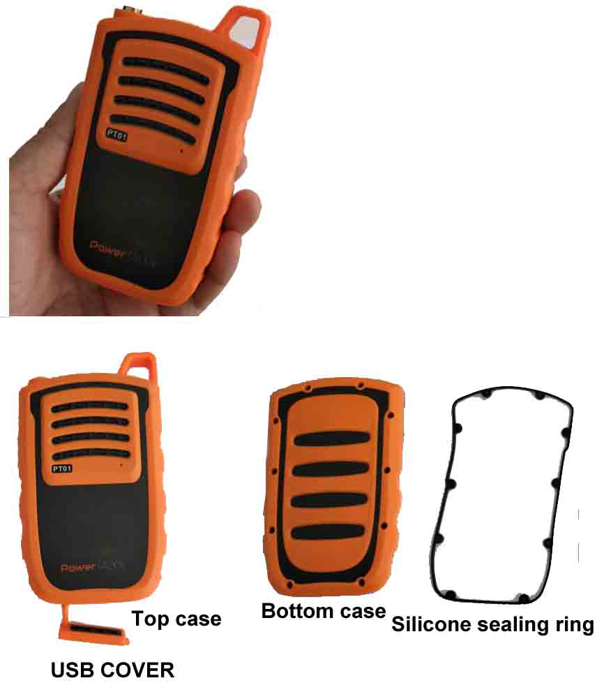 China OEM Transparent Plastic Molding Manufacturers - Double-injection waterproof plastic case of intercom walkie-talkie – Mestech