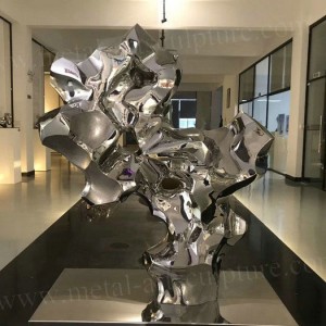 Large Metal Sculpture Abstract Design with wonderful idea For Hotel Design Ornaments