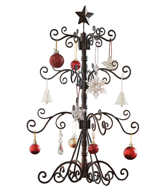 Wrought Iron Christmas Tree Display Stands