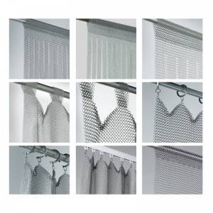 Low MOQ for Perforated Screen - Chainmail Curtain Decorates Your Room And Office – BOEDON