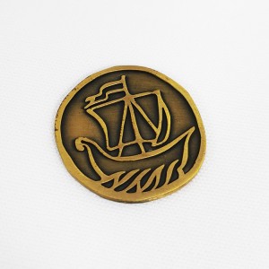 Custom Gold Badge Coin for Souvenir Gifts