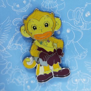 Factory Price High Quality Cute Monkey Enamel Pin Badge with Your Own Logo