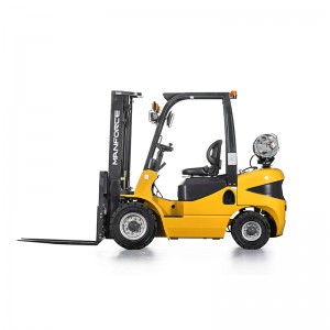 1.5-3.5Ton LPG Forklift with power shift and NISSAN K25 engine