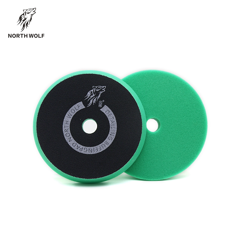 Chinese Professional Microfiber Pad - 6″ Green heavy cut foam pad – North Wolf