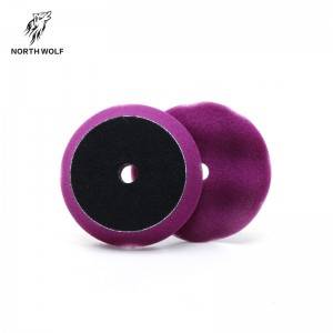 3″ Purple medium cut  pad (waffle)