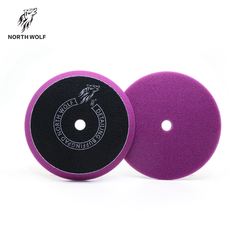 Chinese wholesale Auto Buffing Pad - 5″ Purple medium cut foam pad – North Wolf