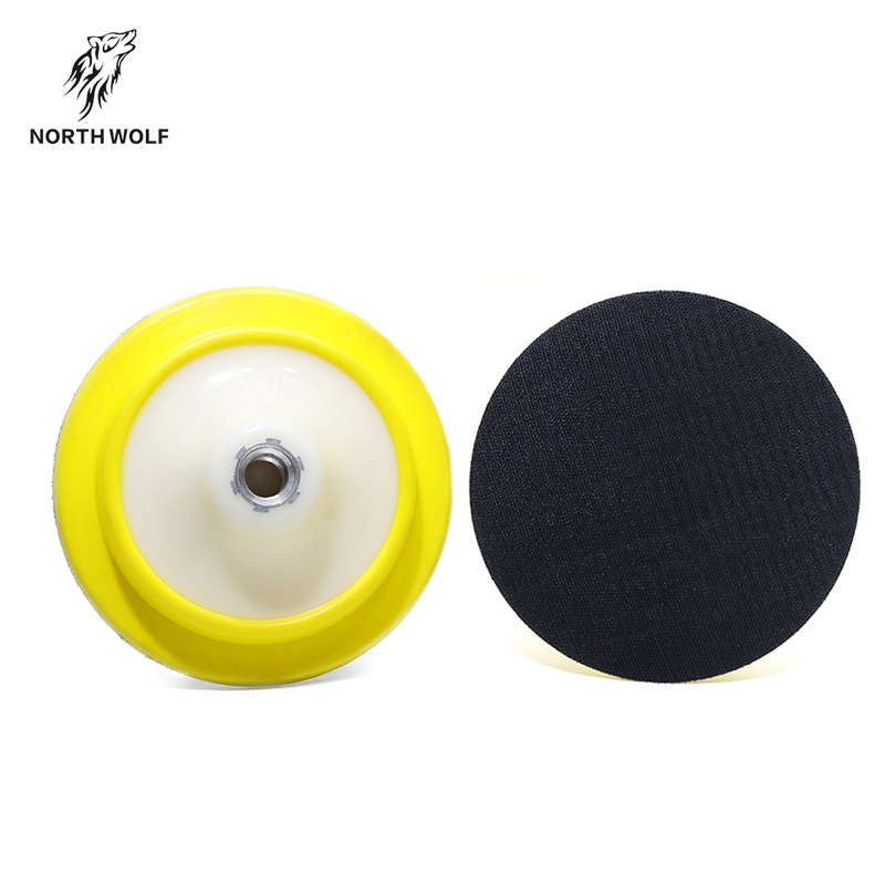 New Arrival China Auto Buffing Kit – 5″ Yellow RO backing plate – North Wolf