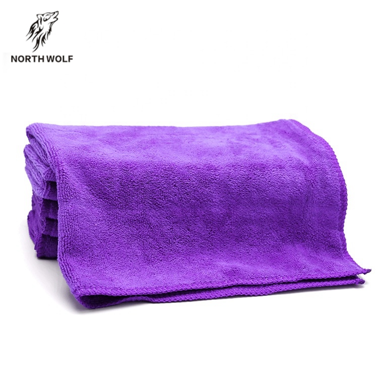 Purple Car Cleaning Microfiber Towel Featured Image