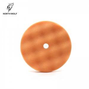 6″Orange polishing waffle& covnvex pad