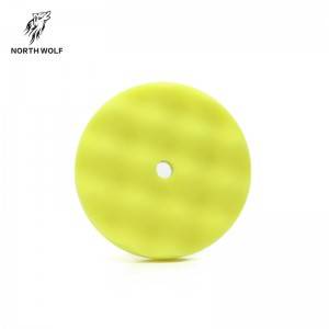 5″Yellow medium cut waffle& covnvex pad