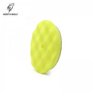 5″ Yellow medium cut pad (waffle)