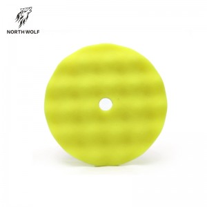 6″Yellow medium cut pad (waffle)