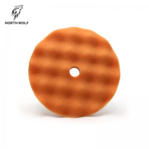 6″Orange polishing pad (waffle)