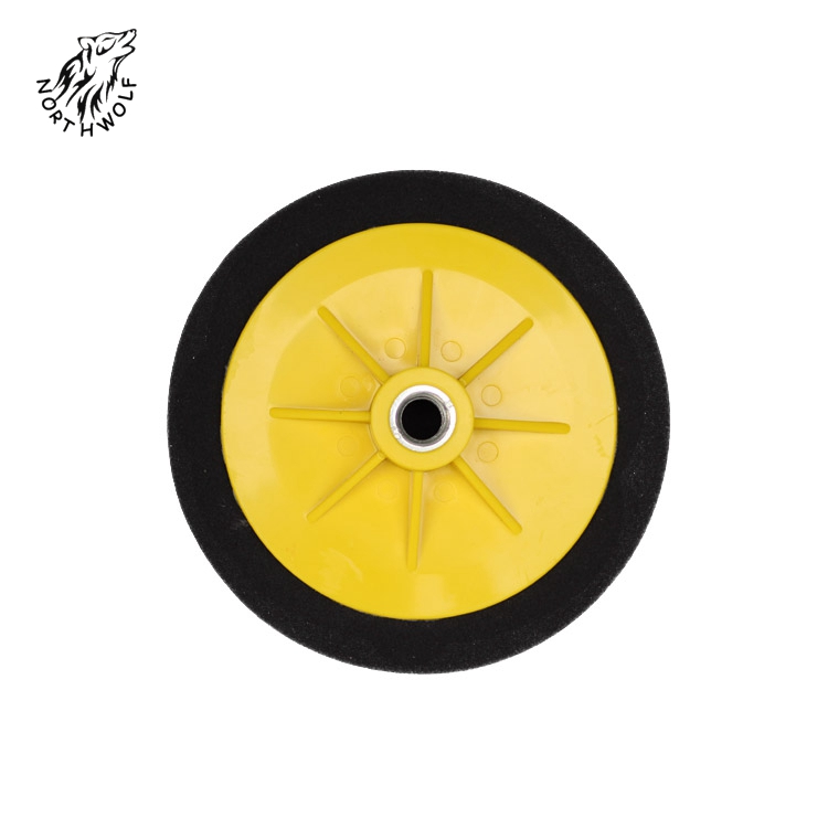 6″ Black back plate rotary car polish pad Featured Image