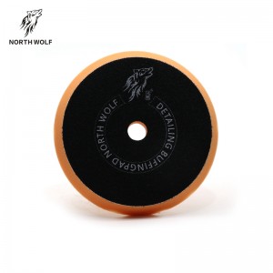 6″Orange polishing pad (waffle)