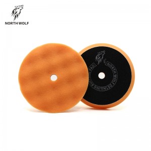 5”Orange Polishing pad (Waffle)