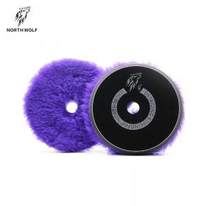 6” Purple wool buffing pad