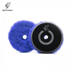 6” Blue wool buffing pad