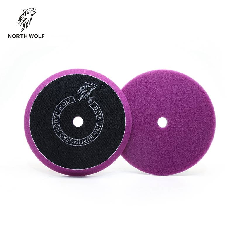 China Cheap price Foam Cutting Pad - 5” Purple medium cutting pad – North Wolf