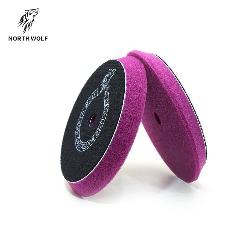 New Launch ! Charming purple color foam polishing pad for medium cut