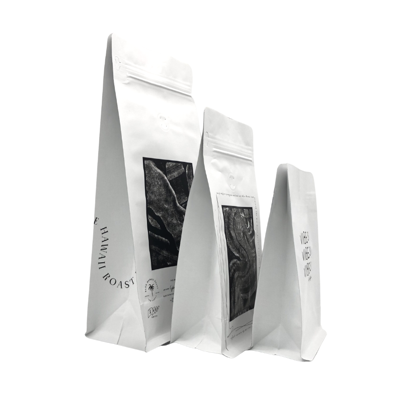 Coffee bean packaging Kraft Paper Bags