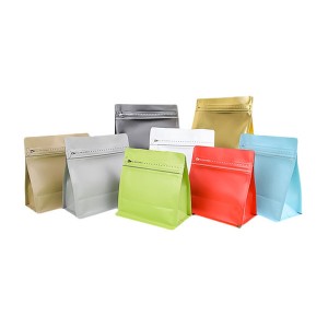 China Flat Bottom Gusset Bags Factory –  Coffee and Tea packaging with good barrier to keep fresh taste  – Meifeng Packaging