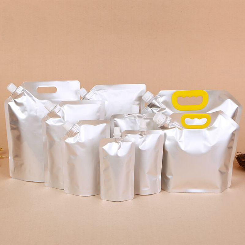 Juice Drink Cleaner Packaging Soda Spout Pouches