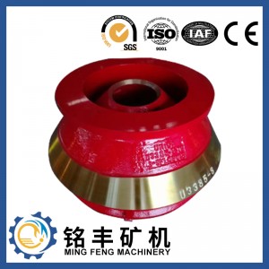 Excellent quality China Gp500 Gp300 Gp330 Sand Casting Manganese Steel Spare Parts for Cone Crusher