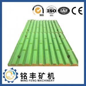 Hot sale Mn13% Rolling Mortar Wall - Ceramic insert C160 jaw plate – MING FENG MACHINERY