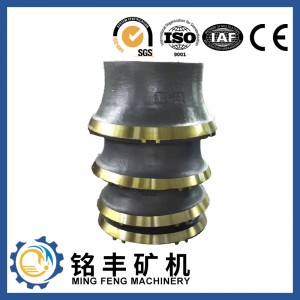 18 Years Factory China Apply to CH420 CH430 CH440 CH540 CH550 CH660 Mn18cr2 Mantle Concave Bowl Liner for Cone Crusher Parts