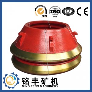OEM/ODM China China High Manganese Steel Concave Bowl Liner Mantle Liner for Cone Crusher