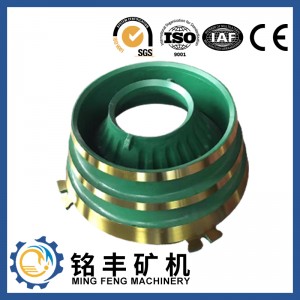 High manganese OEM common cone crusher spare parts mantle&am