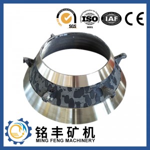 Mining equipment replacement cone crusher spares parts mantle