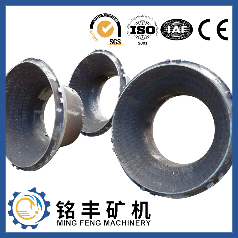 OEM/ODM Factory Mn13% Swing Jaw - High Mn (Manganese) ceramic composite mantle/cone – MING FENG MACHINERY