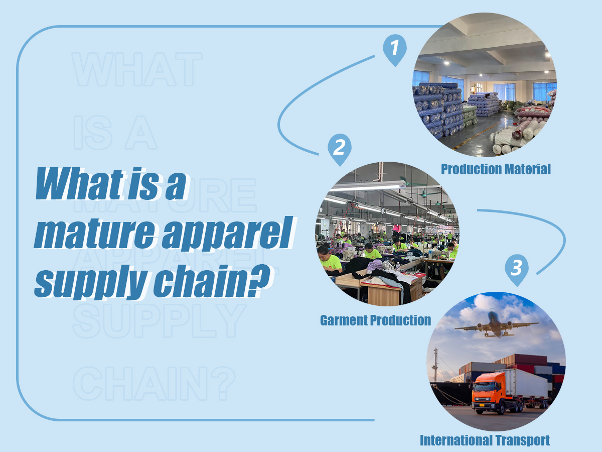 What is a mature apparel supply chain?