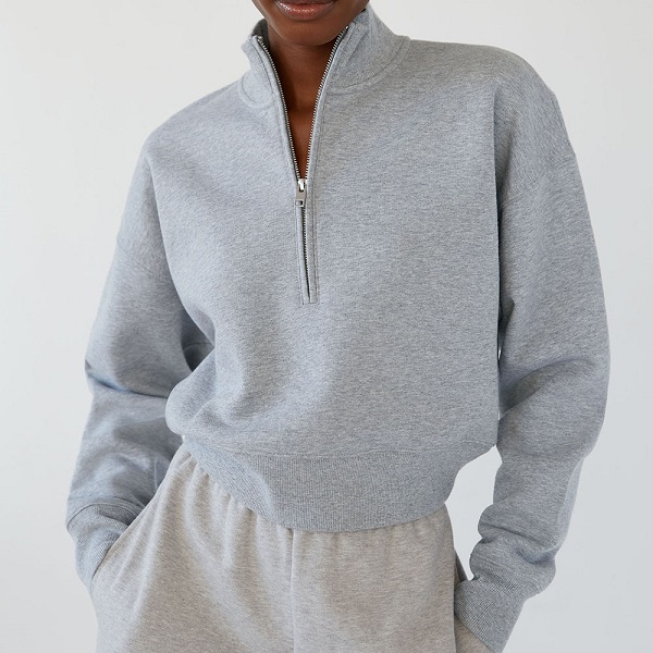 Owasetyhini Blank Half Zip Sweatshirt Manufacturer
