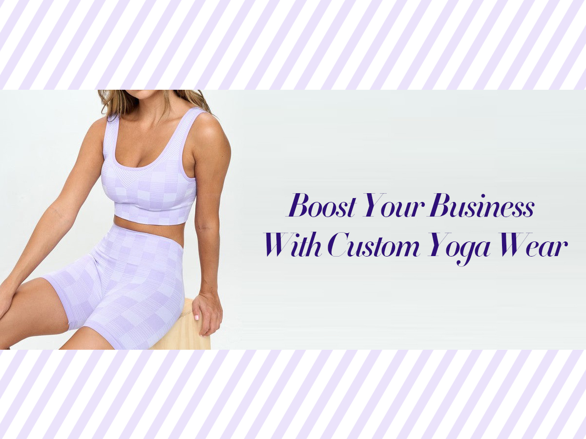 Impulsa o teu negocio con roupa de ioga personalizada