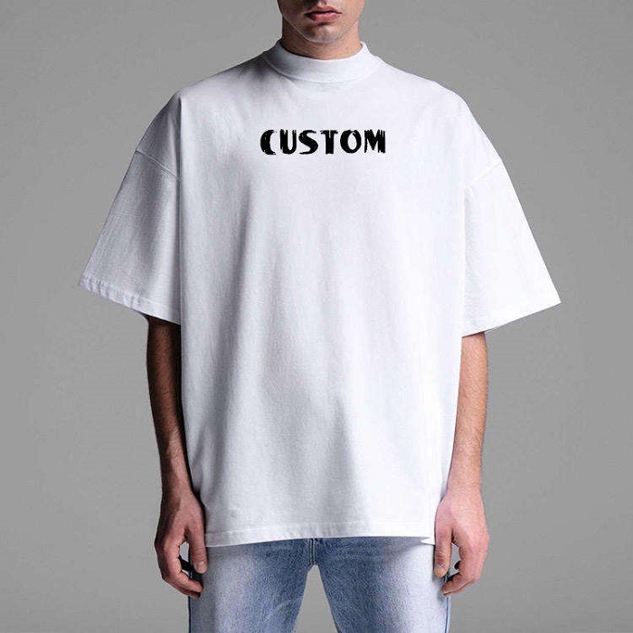 Camisetas de algodón con logotipo privado personalizado