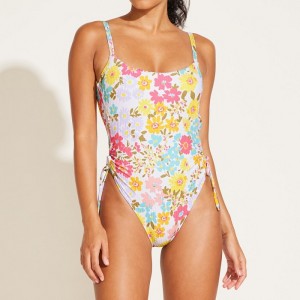 ODM Floral One Piece Swimsuit