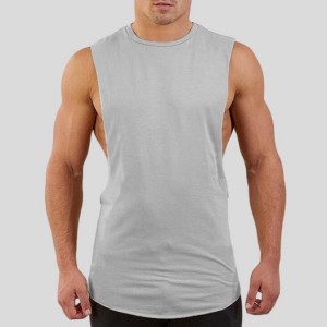 Camiseta sin mangas con sisa caída para hombre personalizada