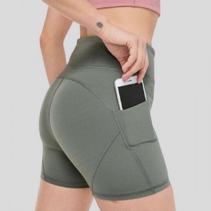 Benutzerdefinierte personalisierte Butt Lift Yoga Shorts