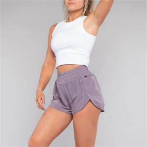 ODM Polyester 2 In 1 Running Shorts For Women