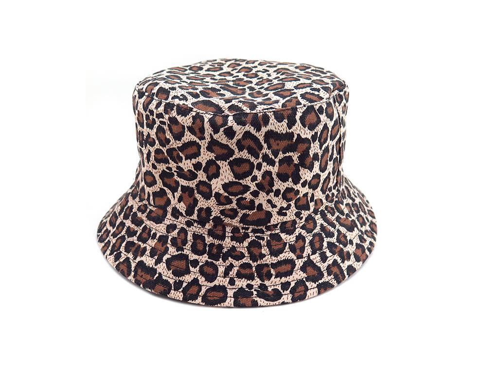 Factory Price For Beauty Tool - Fashion flat top leopard bucket hat –  Mia Creative