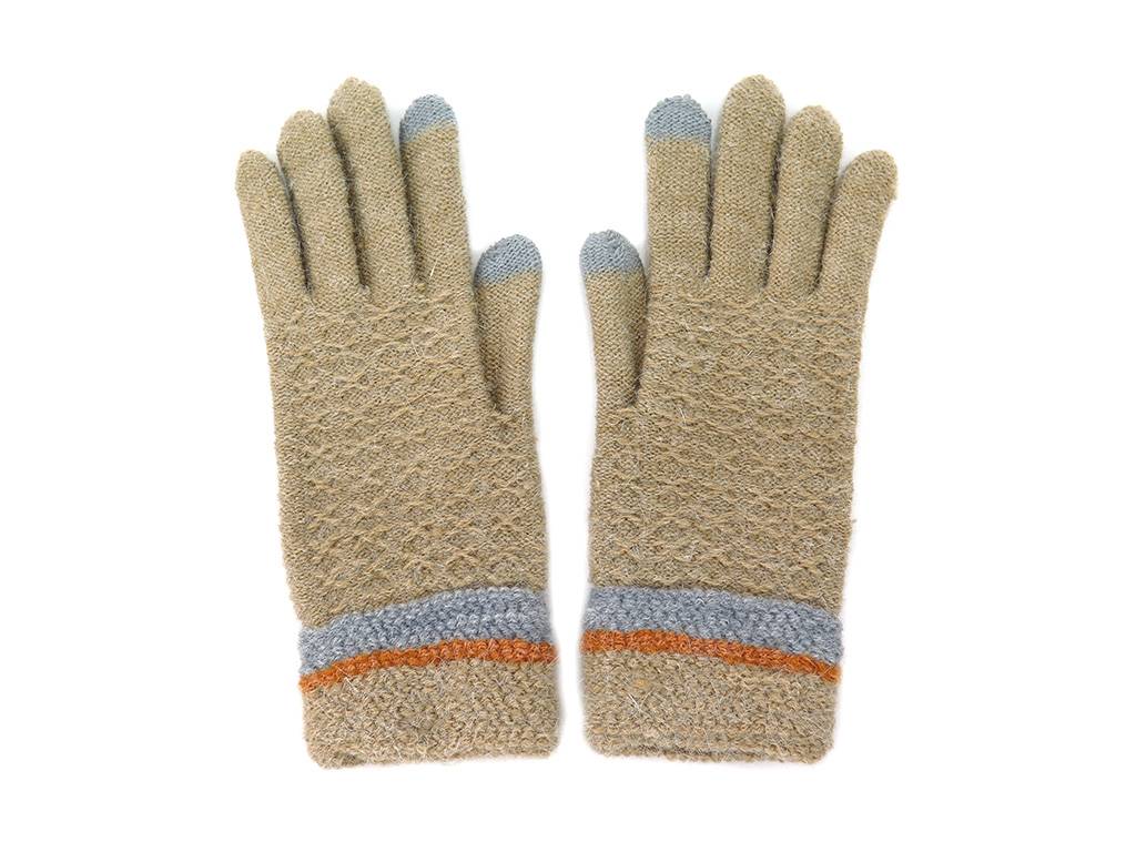 Hot sale Cosmetic Bag - Soft cozy brown winter glove – Mia