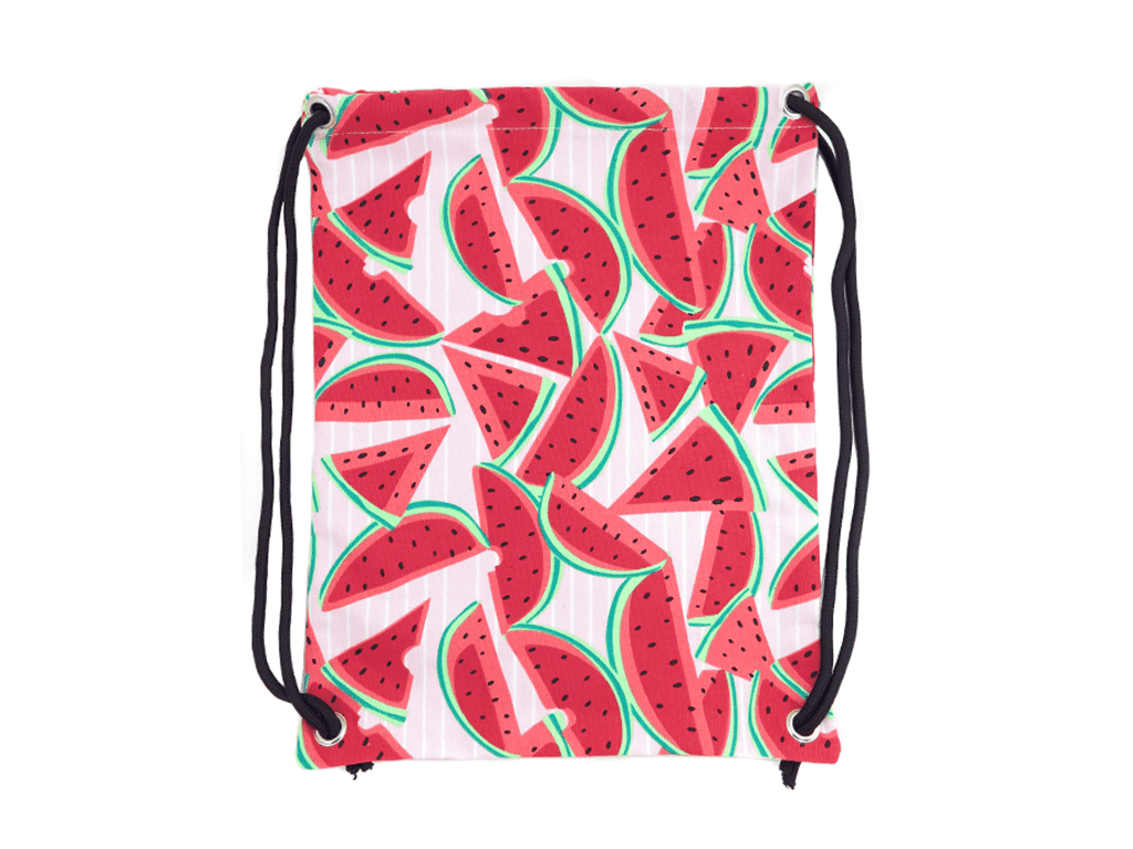 Cheap PriceList for Summer Hat - Watermelon Canvas Gym Bag – Mia