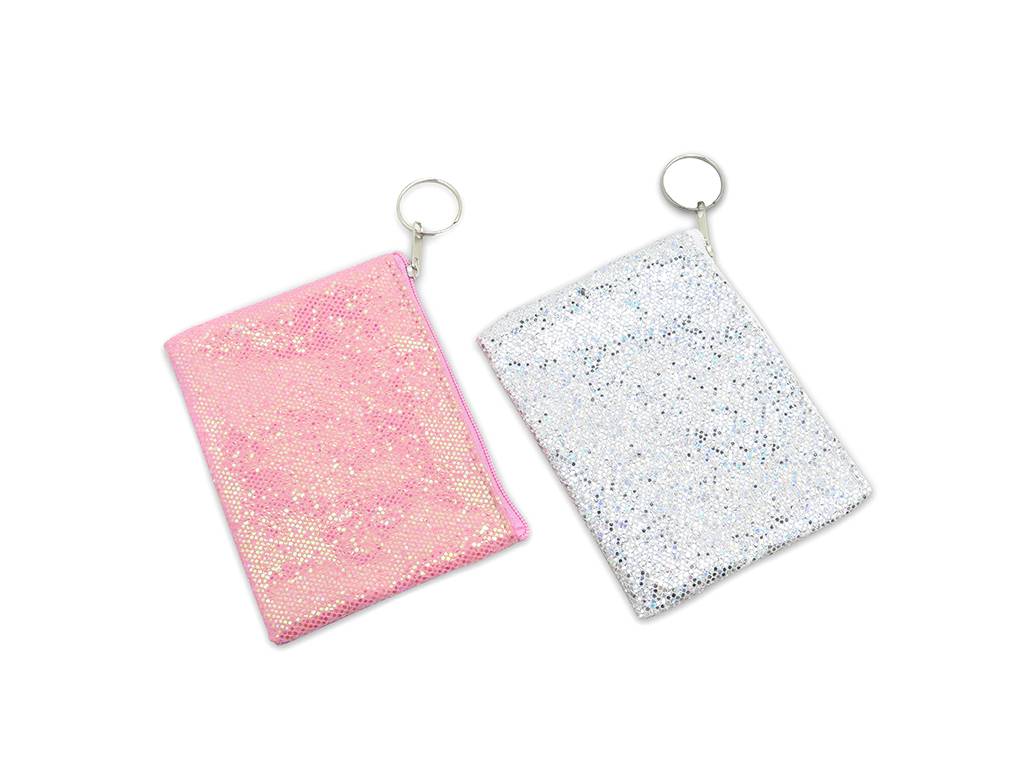 8 Year Exporter Kids Accessorices –  Glitter Coin Bag with Keyring – Mia
