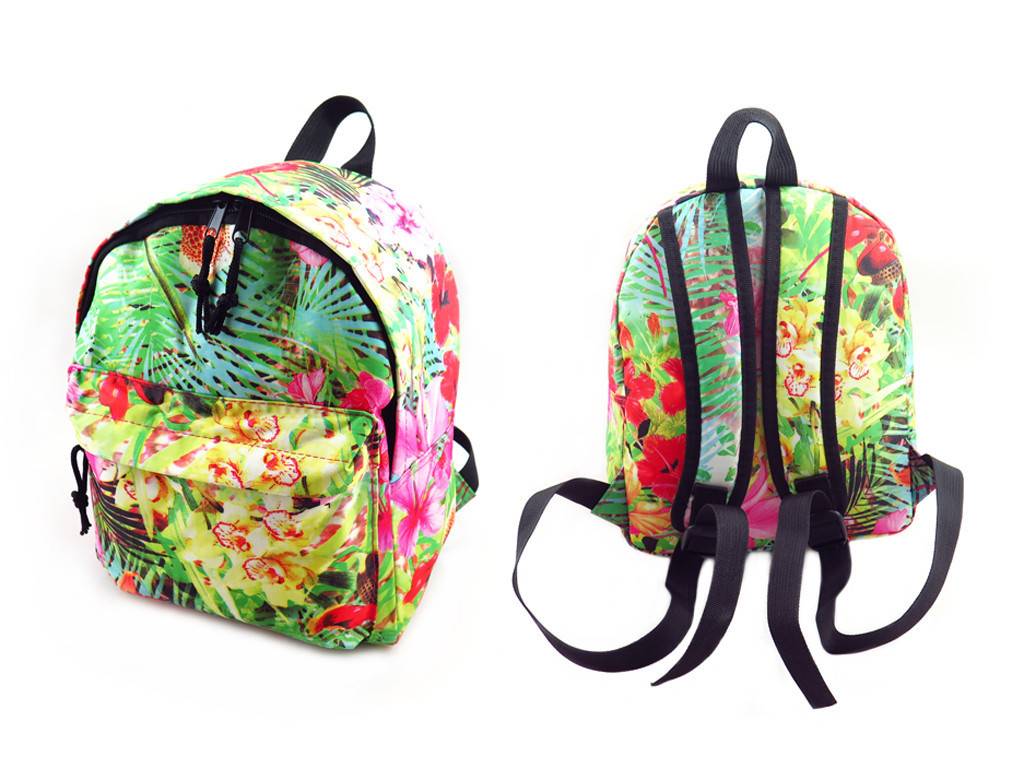 Factory wholesale Kids Hair Band - colorful flower kids backpack – Mia