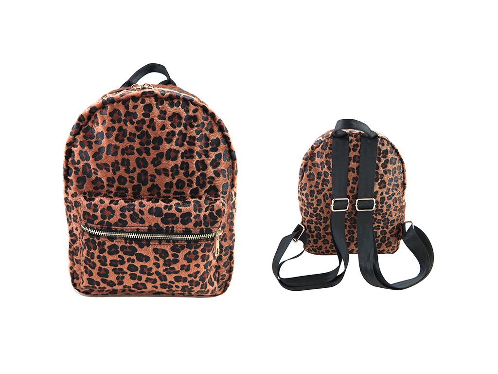 Low price for Hair Ties - Leopard pattern backpack –  Mia Creative